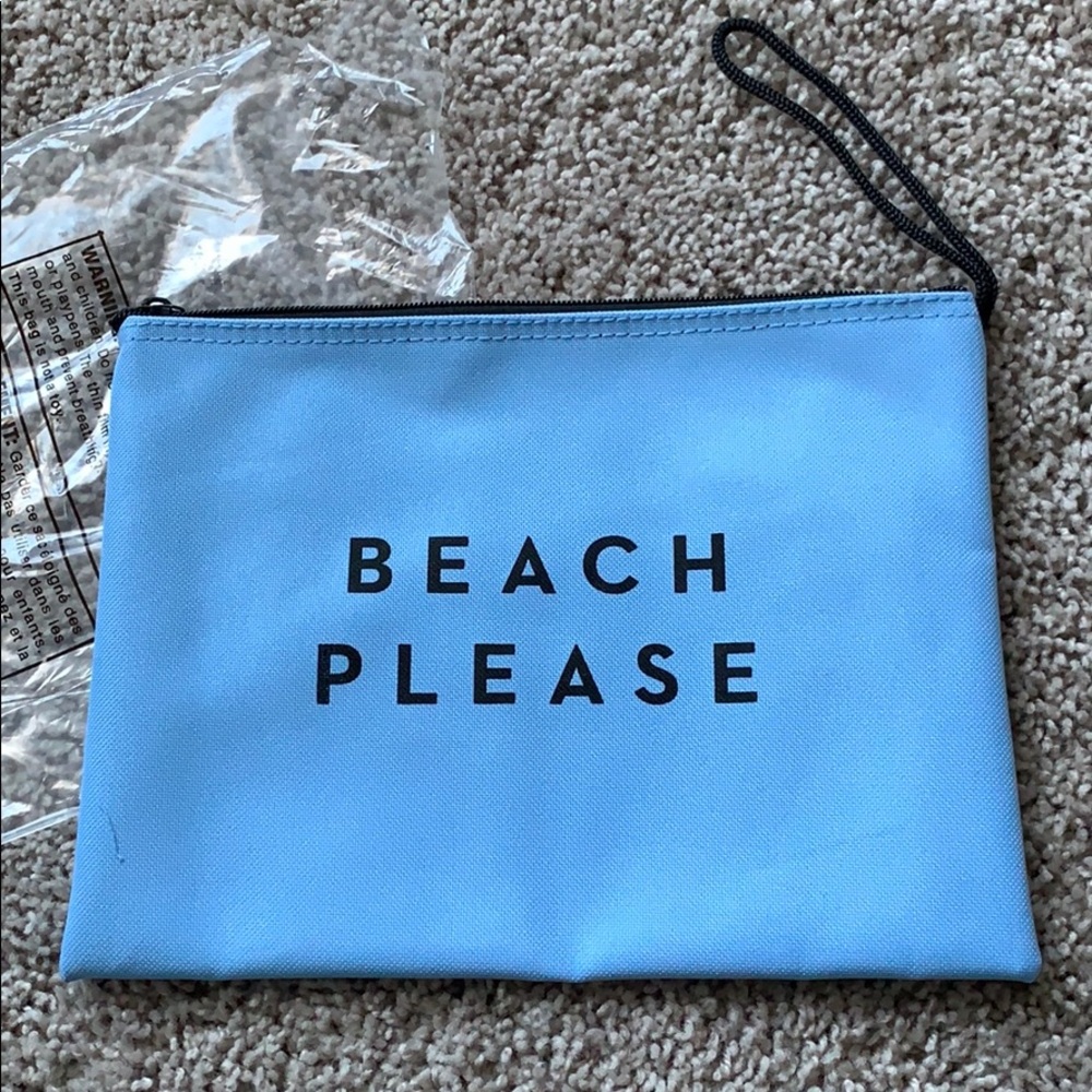“Beach Please” waterproof pouch! NEW ⭐️
